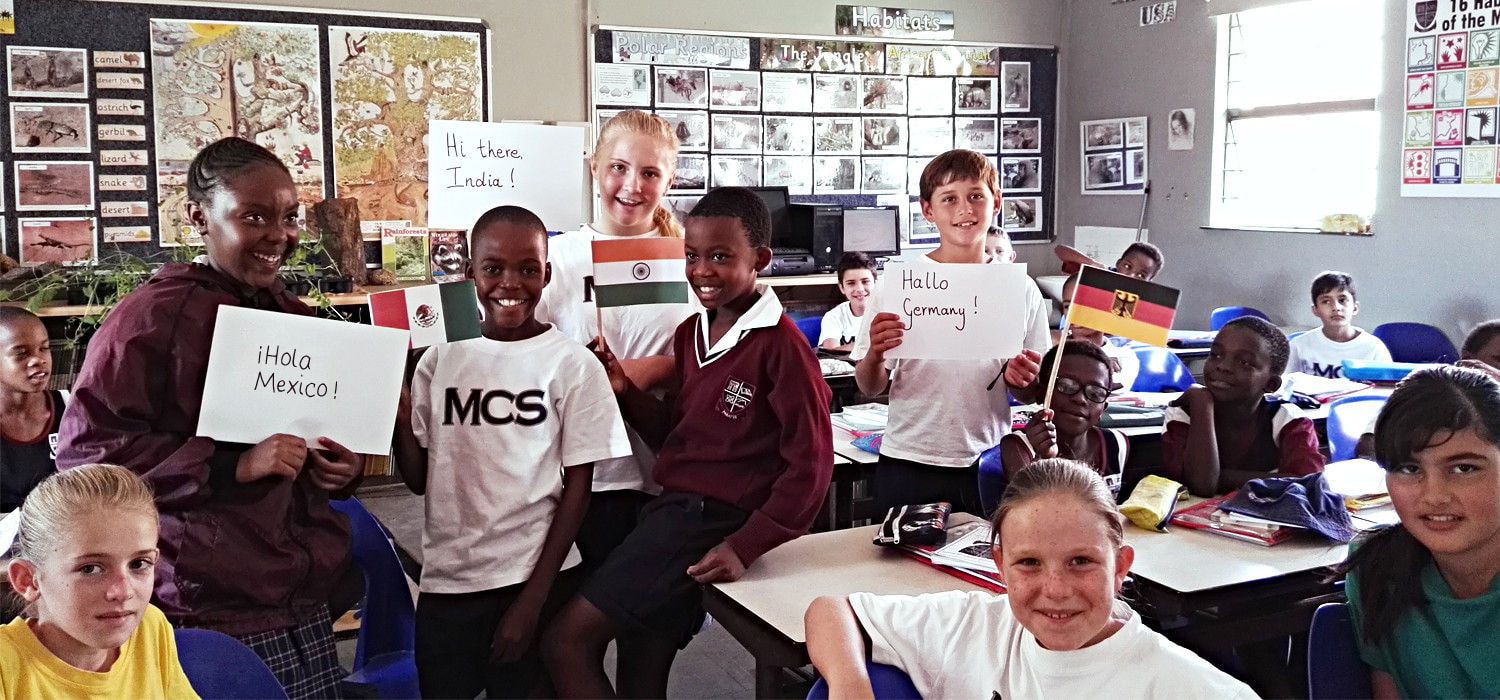 Group photo with children